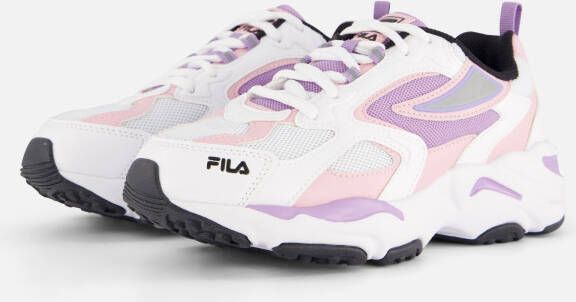 Fila Ray Tracer Sneakers wit Imitatieleer