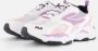 Fila CR-CW02 Ray Tracer Teens sneakers wit roze lila Jongens Meisjes Mesh 37 - Thumbnail 2