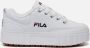Fila Chique witte sleehaksneakers met geborduurd detail White Dames - Thumbnail 2