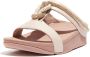 FitFlop Slipper Fino Crystal Cord Stone Beige Leer - Thumbnail 2