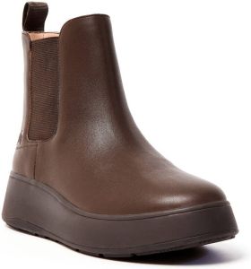 FitFlop F-Mode Leather Flatform Chelsea Boots BRUIN