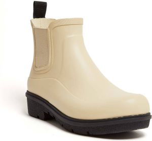 FitFlop Wonderwelly Contrast-Sole Chelsea Boots CRÈME