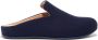 Fitflop™ FitFlop Chrissie II Haus Felt Pantoffels Sloffen BLAUW - Thumbnail 2