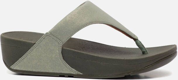 FitFlop Lulu Sparkle slippers groen