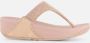 FitFlop Dames schoenen Lulu Shimmerlux Toe-Post Sandals Roze - Thumbnail 2