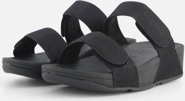 FitFlop Lulu Summerlux Sandalen zwart Textiel