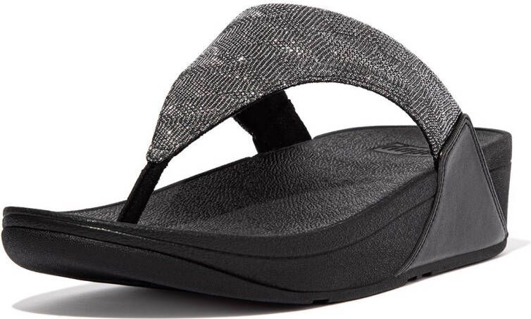 FitFlop Slippers Teenslippers Dames ET8 Zwart Schoenen