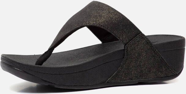 FitFlop Lulu Toe Post slippers zwart - Foto 3