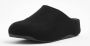 FitFlop ™ Vrouwen Harde zool Pantoffels dichte Sloffen Shuz Vilt Zwart - Thumbnail 2
