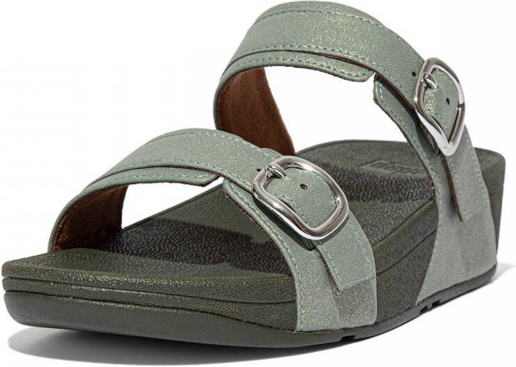 FitFlop Sandalen groen Leer