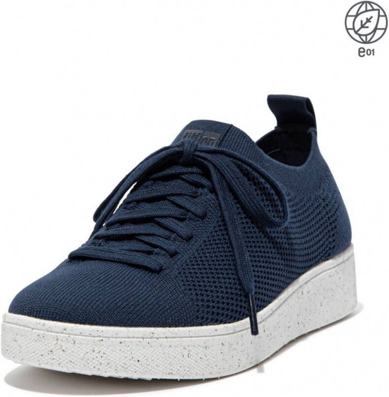 FitFlop Sneakers Blauw Textiel 109283