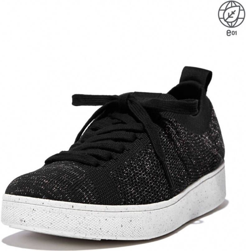 FitFlop Sneakers Zwart Textiel 109282