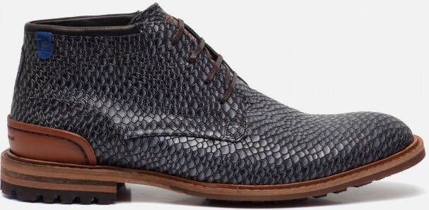 Floris van Bommel Crepi veterboots grijs Leer