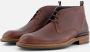 Floris van Floris van Bommel van Floris van Bommel Veterboots Heren Boots Laarzen Herenschoenen Suède SFM-50085 Cognac - Thumbnail 3