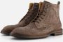 Floris van Bommel Veterboots Heren Boots Laarzen Herenschoenen Suède SFM-80035 Taupe - Thumbnail 3