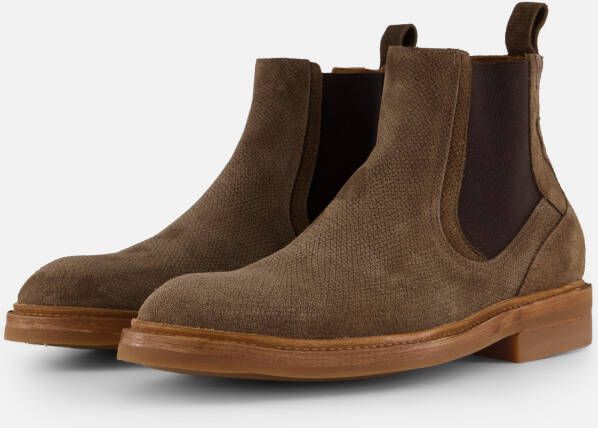 Floris van Bommel de Napper Chelsea boots taupe