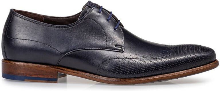 Floris van Bommel DE STIJLER 28.02 Volwassenen Heren veterschoenNette herenschoenen Blauw