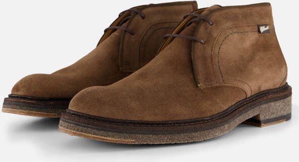Floris van Bommel de Tanker Veterboot cognac Suede