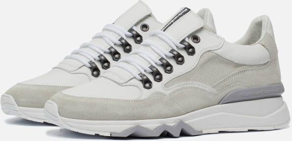 Floris van Floris van Bommel van Floris van Bommel Sneakers Heren Lage sneakers Herenschoenen Leer SFM-10135 Wit - Foto 11