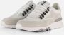Floris van Floris van Bommel van Floris van Bommel Sneakers Heren Lage sneakers Herenschoenen Leer SFM-10135 Wit - Thumbnail 4