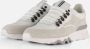 Floris van Floris van Bommel van Floris van Bommel Sneakers Heren Lage sneakers Herenschoenen Leer SFM-10135 Wit - Thumbnail 3