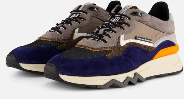 FLORIS VAN BOMMEL Lage Sneakers Heren Sfm-10178 Maat: 44⅔ Materiaal: Suède Kleur: Oranje