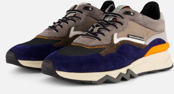 FLORIS VAN BOMMEL Lage Sneakers Heren Sfm-10178 De Zager Maat: 40⅔ Materiaal: Suède Kleur: Oranje