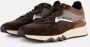 FLORIS VAN BOMMEL Lage Sneakers Heren Sfm-10178 De Zager Maat: 41⅓ Materiaal: Suède Kleur: Bruin - Thumbnail 1