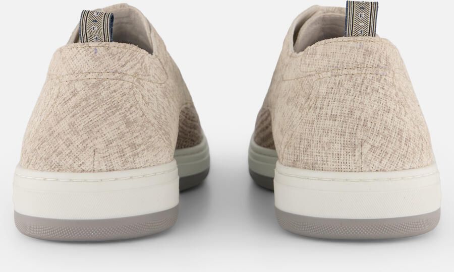 FLORIS VAN BOMMEL Veterschoenen Heren Sfm-30309 De Dijker Maat: 42 Materiaal: Textiel Kleur: Beige - Foto 10