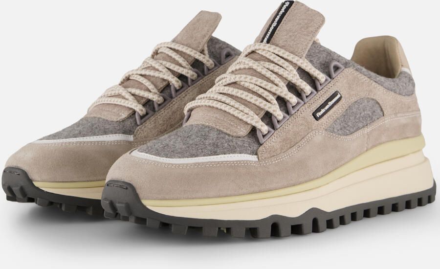 FLORIS VAN BOMMEL Lage Sneakers Heren Sfm-10248 De Gripper Maat: 42⅔ Materiaal: Suède Kleur: Beige - Foto 9