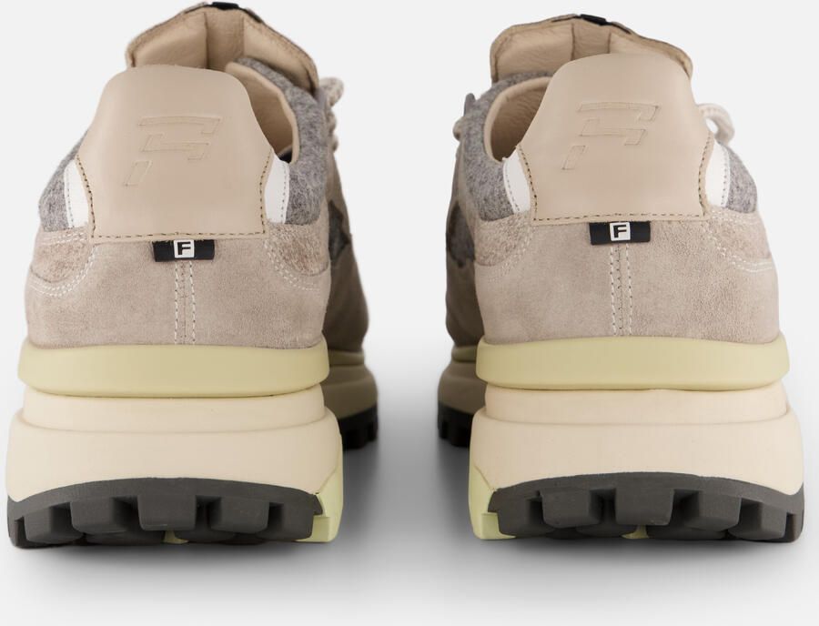 FLORIS VAN BOMMEL Lage Sneakers Heren Sfm-10248 De Gripper Maat: 42⅔ Materiaal: Suède Kleur: Beige - Foto 4