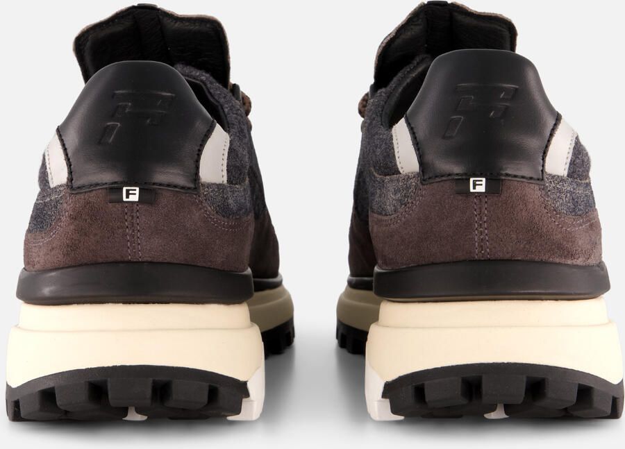 FLORIS VAN BOMMEL Lage Sneakers Heren Sfm-10248 De Gripper Maat: 42⅔ Materiaal: Suède Kleur: Grijs - Foto 5