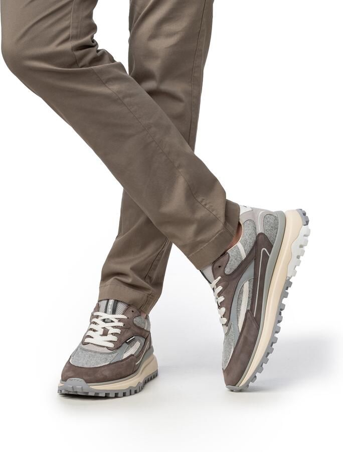 FLORIS VAN BOMMEL Lage Sneakers Heren Sfm-10172 De Gripper Maat: 45⅓ Materiaal: Nubuck Kleur: Grijs - Foto 14