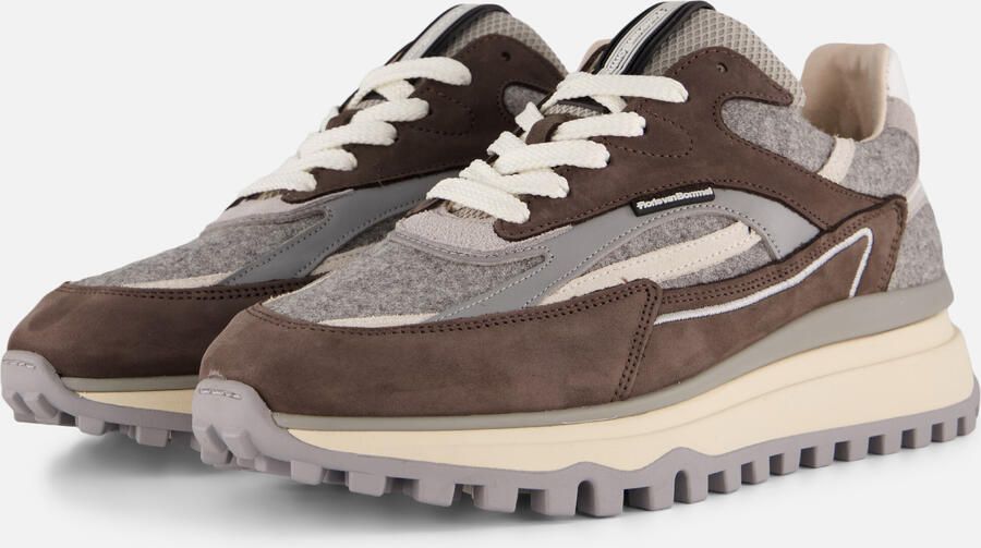 Floris van Bommel Sfm-10172 De Gripper Sneakers Nubuck Heren Grijs - Foto 2
