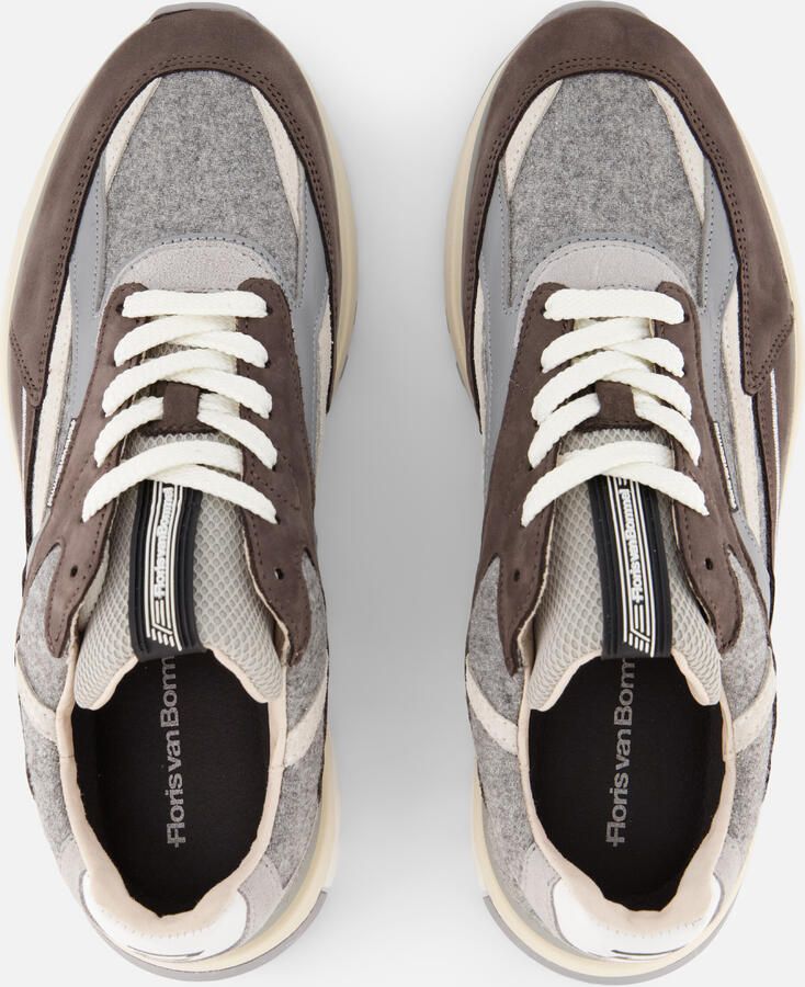 Floris van Bommel Sfm-10172 De Gripper Sneakers Nubuck Heren Grijs - Foto 4