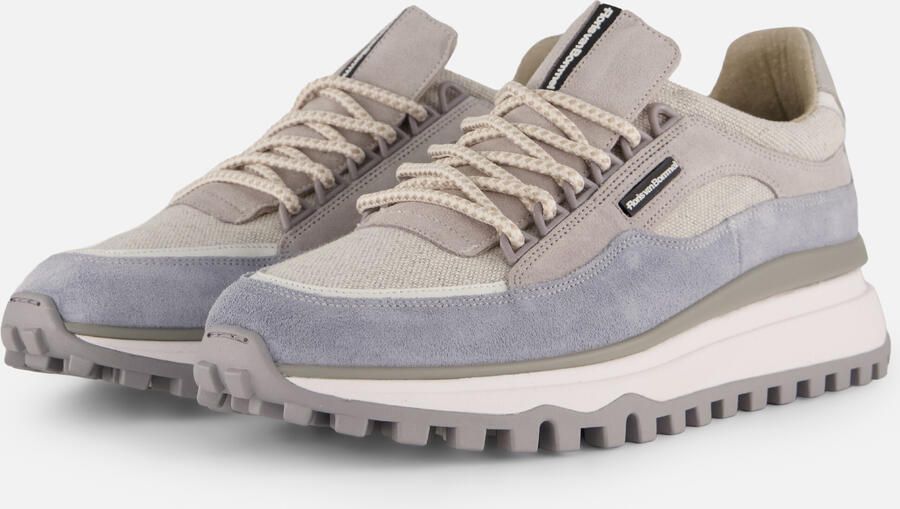 FLORIS VAN BOMMEL Lage Sneakers Heren Sfm-10248 De Gripper Maat: 46⅔ Materiaal: Textiel Kleur: Grijs