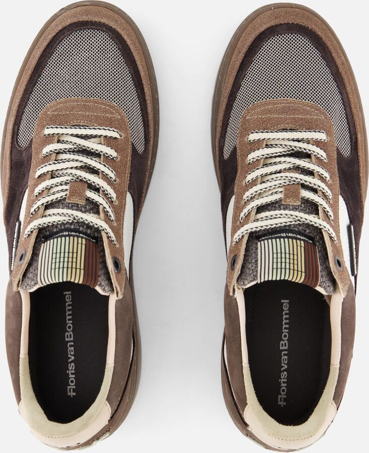 FLORIS VAN BOMMEL Lage Sneakers Heren Sfm-10172 De Gripper Maat: 45⅓ Materiaal: Nubuck Kleur: Grijs - Foto 12