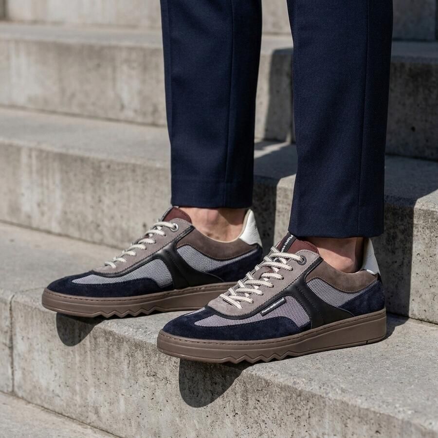 Floris van Bommel DE KUPSTER 08.13 Lage sneakersVrije tijdsschoenenHeren sneakers Blauw - Foto 2