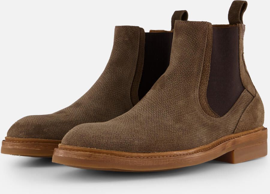Floris van Bommel de Napper Chelsea Boots taupe