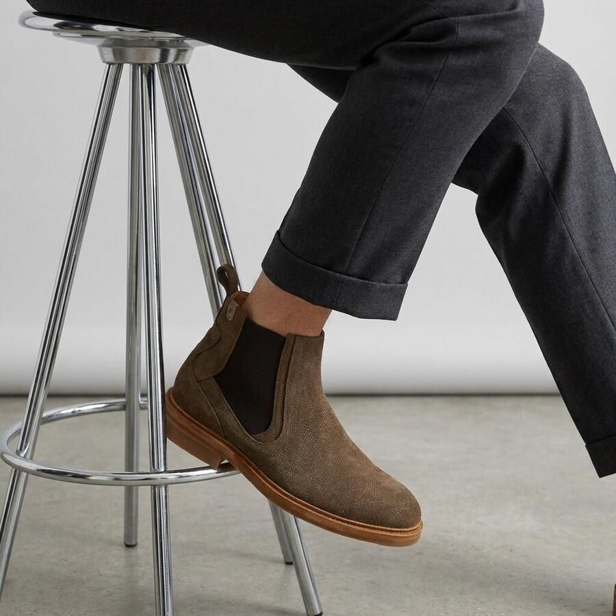 Floris van Bommel de Napper Chelsea Boots taupe - Foto 2