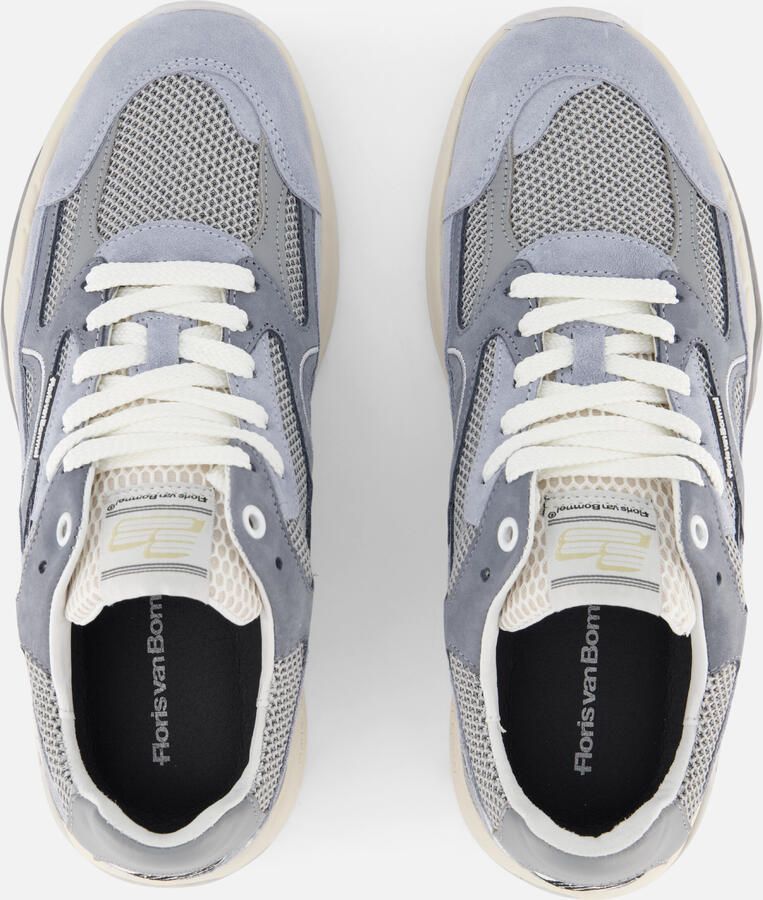 FLORIS VAN BOMMEL Lage Sneakers Heren Sfm-10258 De Rezer Maat: 40 Materiaal: Suède Kleur: Blauw - Foto 2