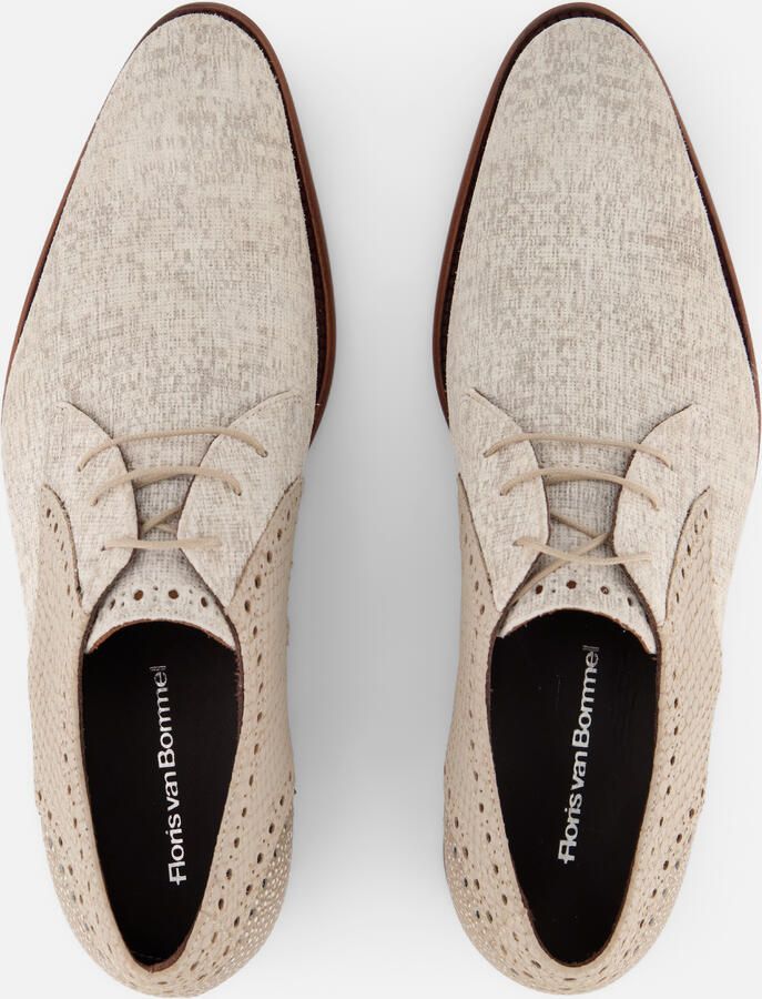 FLORIS VAN BOMMEL Nette Schoenen Heren Sfm-30361 De Stapper Maat: 44⅔ Materiaal: Textiel Kleur: Beige - Foto 7
