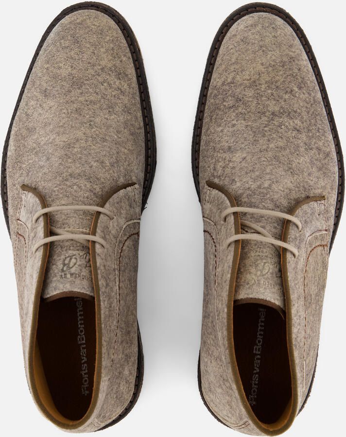 FLORIS VAN BOMMEL Nette Schoenen Heren Sfm-50163 De Tanker Maat: 43⅓ Materiaal: Textiel Kleur: Taupe - Foto 5