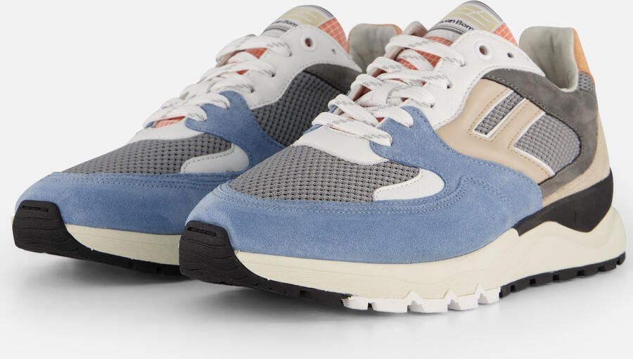 FLORIS VAN BOMMEL Lage Sneakers Heren Sfm-10154 De Treener Maat: 44⅔ Materiaal: Suède Kleur: Grijs - Foto 2