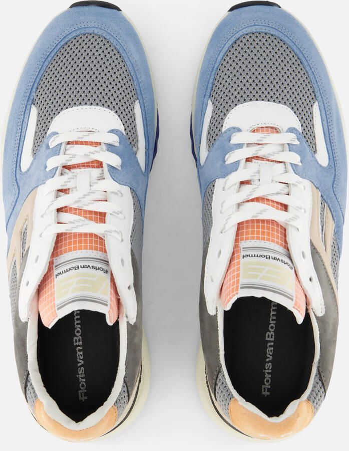 FLORIS VAN BOMMEL Lage Sneakers Heren Sfm-10154 De Treener Maat: 44⅔ Materiaal: Suède Kleur: Grijs - Foto 4