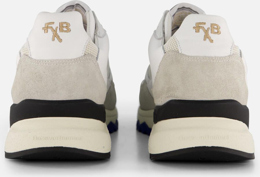FLORIS VAN BOMMEL Lage Sneakers Heren Sfm-10154 De Treener 40⅔ Textiel Wit - Foto 5