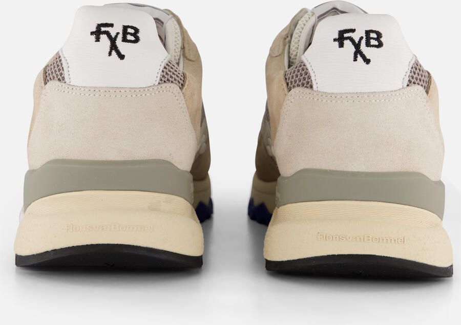 FLORIS VAN BOMMEL Lage Sneakers Heren Sfm-10154 De Treener Maat: 43⅓ Materiaal: Leer Kleur: Beige - Foto 4