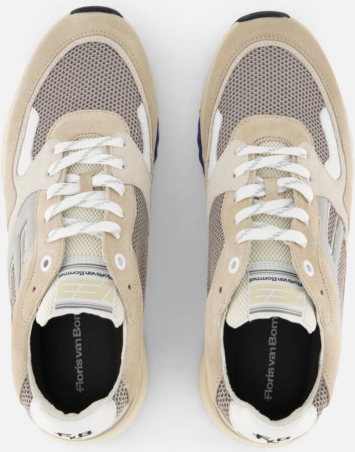FLORIS VAN BOMMEL Lage Sneakers Heren Sfm-10154 De Treener Maat: 43⅓ Materiaal: Leer Kleur: Beige - Foto 3