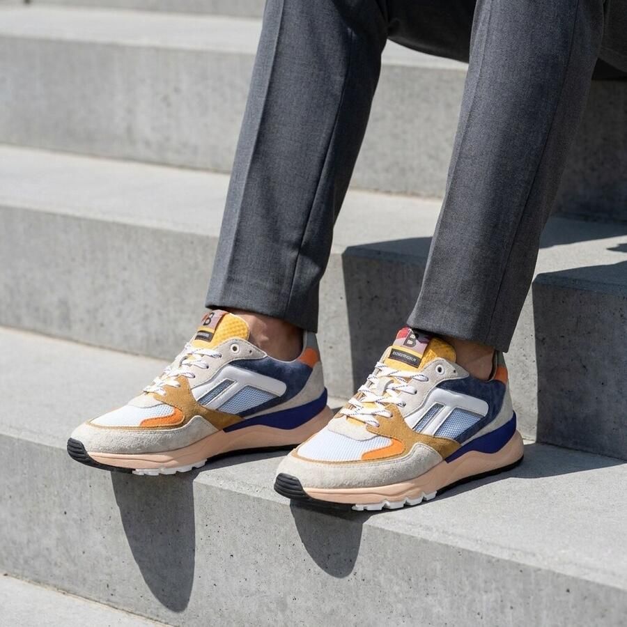 Floris van Bommel DE~TREENER~01.10~~~~~~~~~~~~~~ Lage sneakersVrije tijdsschoenenHeren sneakers Blauw