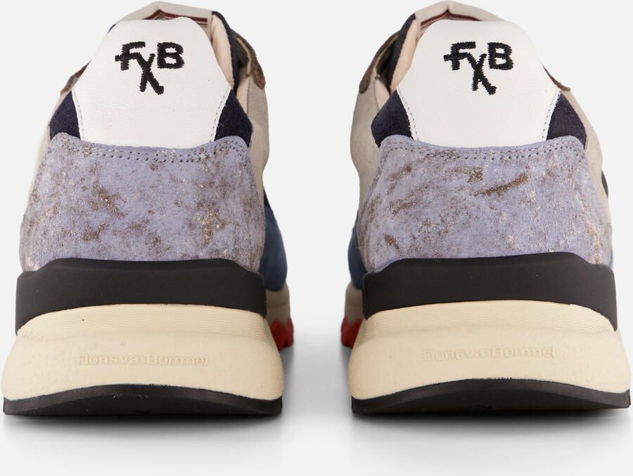 FLORIS VAN BOMMEL Lage Sneakers Heren Sfm-10154 De Treener Maat: 42⅔ Materiaal: Suède Kleur: Blauw - Foto 5